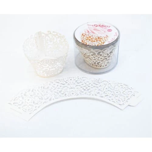 SCRAPCOOKING 12 Contours Pour Cupcakes Dentelle – Image 2
