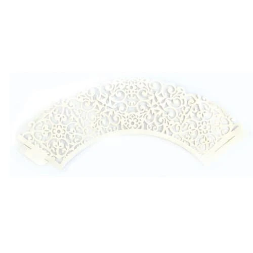 SCRAPCOOKING 12 Contours Pour Cupcakes Dentelle – Image 4