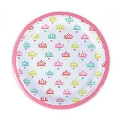 Scrapcooking Party 8 Assiettes Carton Princesse D23cm