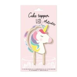 SCRAPCOOKING Cake Topper LED Licorne
