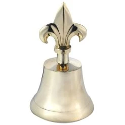 Signes Grimalt Cloche En Laiton Doré 15 Cm