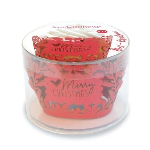 SCRAPCOOKING Contours Pour Cupcakes De Noël - Lot De 12 – Image 4