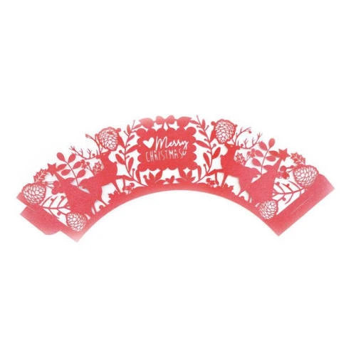 SCRAPCOOKING Contours Pour Cupcakes De Noël - Lot De 12 – Image 5