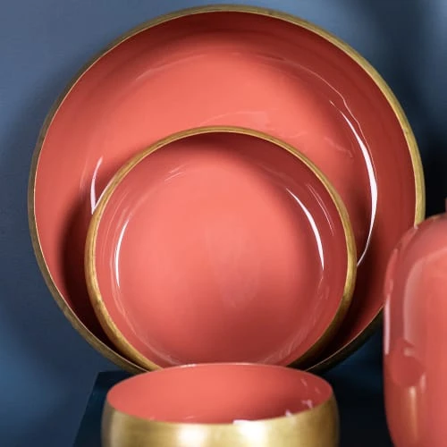 Table Passion Coupe Métal 35 Cm (1 Modèle Aléatoire) Or – Image 2