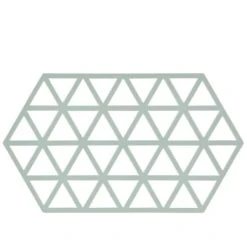 Zone Denmark Dessous De Plat Design En Silicone Vert Olive 24x14cm