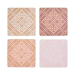 Le Jacquard Francais Dessous De Plat En Bois Terre 9 X 9