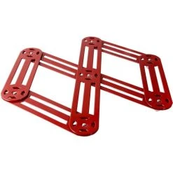 Roger Orfevre Dessous De Plat Extensible 6 Branches Rouge