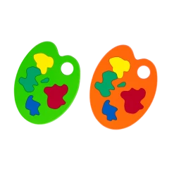 Pylones Dessous De Verre 10x7,5cm - Lot De 2