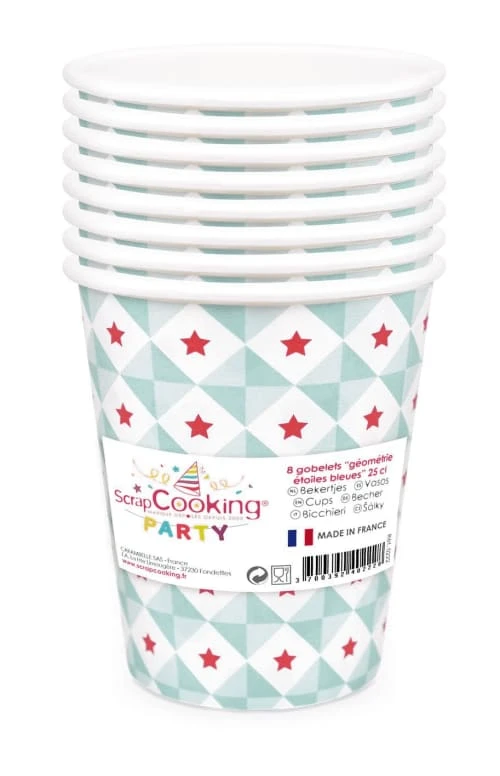 Scrapcooking Party Gobelet En Carton 25cl - Lot De 8 – Image 2