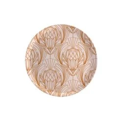 Atomic Soda Grand Plateau Rond En Bois 1930 45 Cm