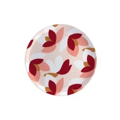 Atomic Soda Grand Plateau Rond En Bois Magnolias 45 Cm