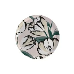 Atomic Soda Grand Plateau Rond En Bois Tulipes 45 Cm