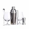BarCraft Kit De Fabrication De Gin, Doseur, Shaker, Verre Transparent