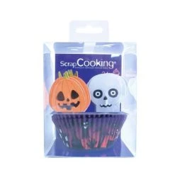 SCRAPCOOKING Kit Décoration Halloween Pour 24 Cupcakes
