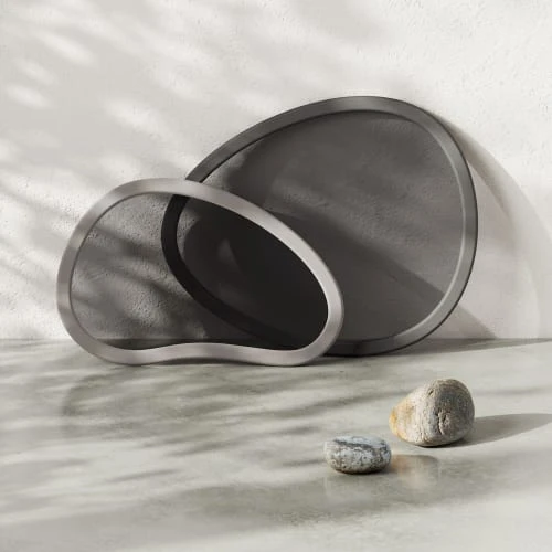 Umbra Lot De 2 Plateaux Gris – Image 3