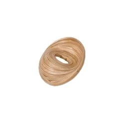 HYDILE Lot De 4 Ronds De Serviettes En Bambou Forme Coquillage