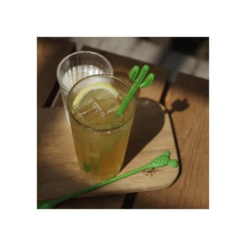 Qualy Design Mélangeur à Cocktail Cactus - Lot De 6 – Image 5