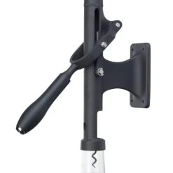 BarCraft Ouvre-Bouteille De Vin Mural En Métal Noir