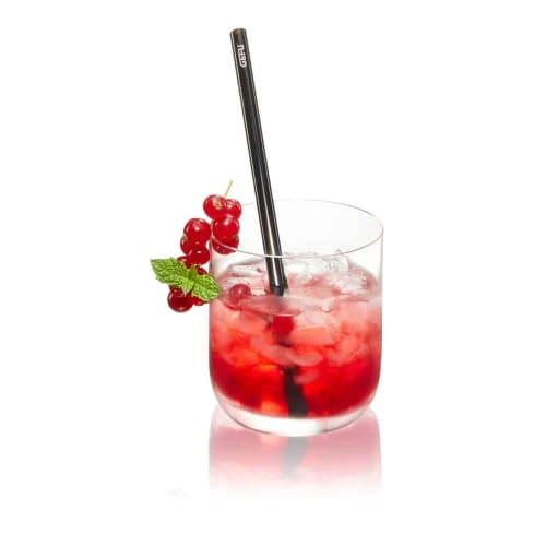 GEFU Paille En Verre 18 Cm En Verre Gris – Image 2