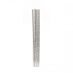 KIKKERLAND Pailles En Papier Argentées - Lot De 144