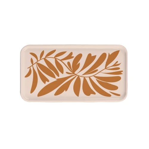 Atomic Soda Petit Plateau En Bois Rectangulaire 28x14 Cm