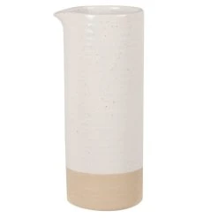 Maisons Du Monde Pichet En Grès Beige Et Sable 0,7L