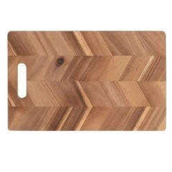 Maisons Du Monde Planche à Découper En Bois D'acacia Motifs à Chevrons L40