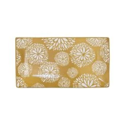 Table Passion Plateau 29x16 Cm En Porcelaine Décoré