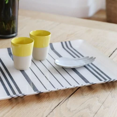 Maison Jean-Vier Plateau Cuisine Blanc 28x37 Cm – Image 4