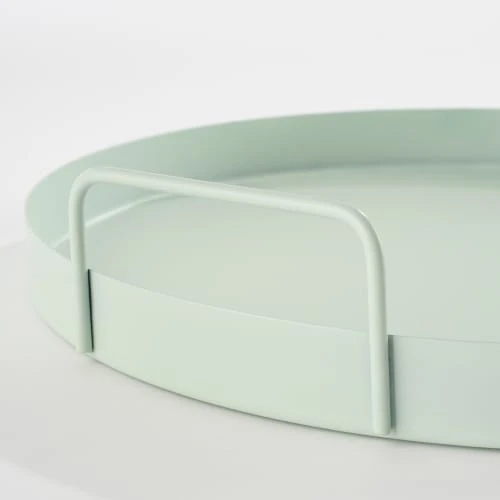 Mica Decorations Plateau De Décoration En Métal Orange D35 – Image 2