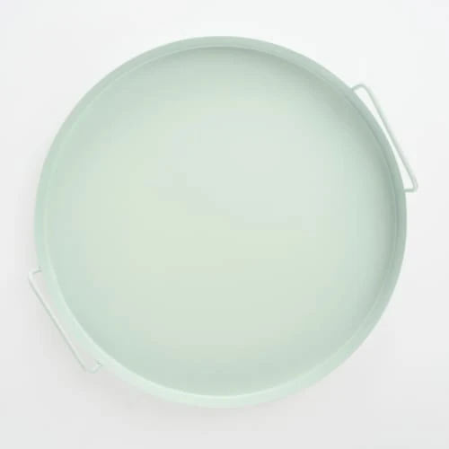 Mica Decorations Plateau De Décoration En Métal Orange D35 – Image 3