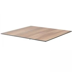Oviala Plateau De Table Stratifié 70x70 Cm Chene Foncé