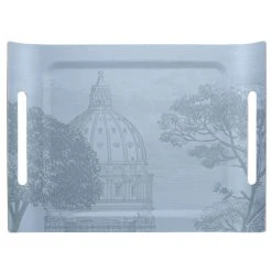 Le Jacquard Francais Plateau En Bois Fumee 58 X 42