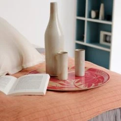 Le Jacquard Francais Plateau En Bois Quartz Diam. 38