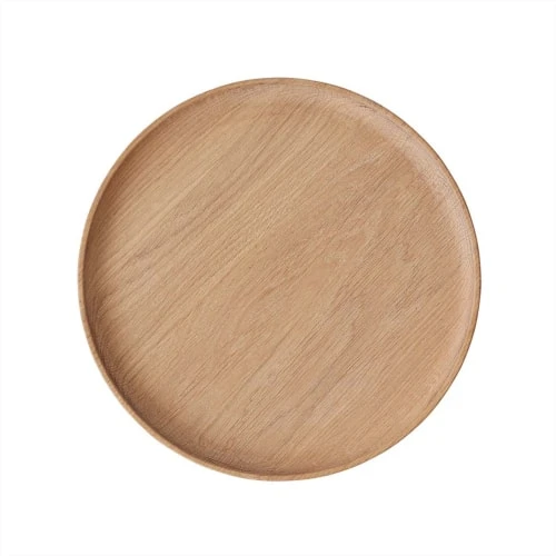 OYOY Living Design Plateau En Bois Rond Chêne Ø30xH4,7cm – Image 2