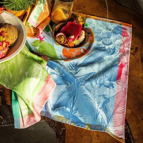 Le Jacquard Francais Plateau En Bois Tropical Diam. 38 – Image 2