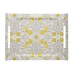 Le Jacquard Francais Plateau En Bois Zinc 58 X 42