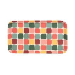 Maisons Du Monde Plateau En Mélamine Motifs Graphiques Multicolores - Lot De 2