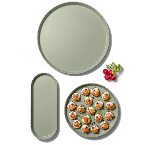 BlimPlus Plateau En Polypropylène Vert Opaque Diam. 30cm – Image 2