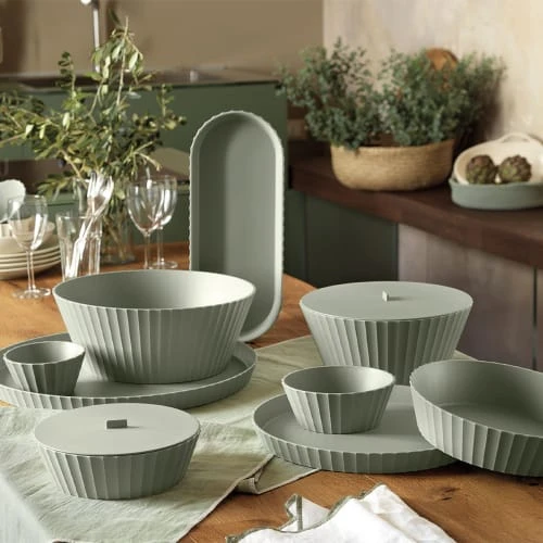 BlimPlus Plateau En Polypropylène Vert Opaque Diam. 30cm – Image 3