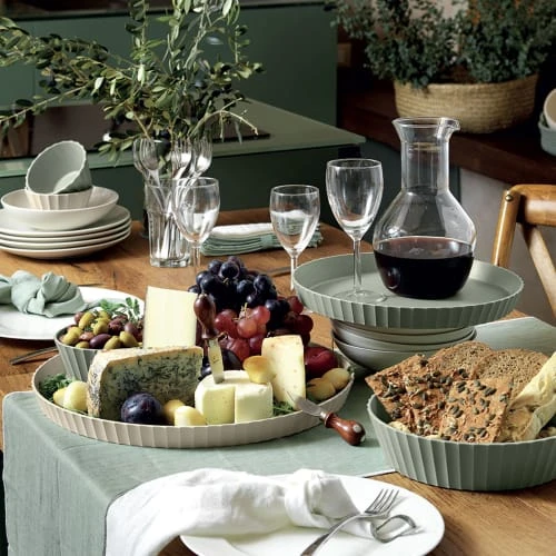 BlimPlus Plateau En Polypropylène Vert Opaque Diam. 30cm – Image 4