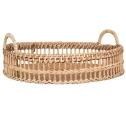 Maisons Du Monde Plateau En Rotin Tressé