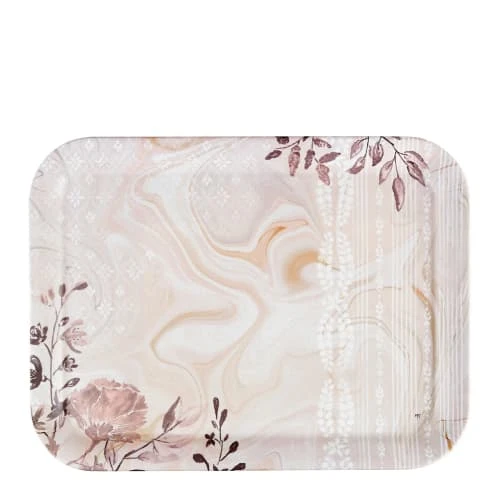 Mathilde M Plateau Palazzo Bello Grand Modèle 42,9 X 32,5 Cm