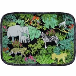 Les Jardins De La Comtesse Plateau Rectangulaire 45 Cm En Mélamine Avec Des Motifs Jungle