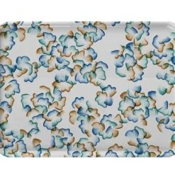 Atomic Soda Plateau Rectangulaire En Bois White Neon Flower