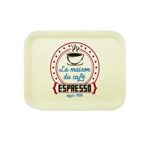 Enesco Plateau Rétro En Bambou 39x28xm