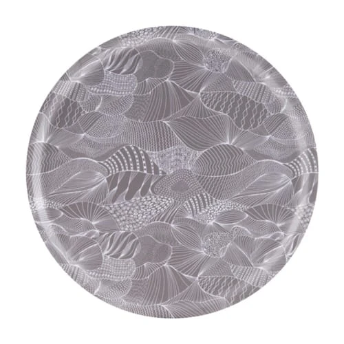 ARY Plateau Rond Gris D38cm