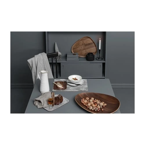 ARY Plateau Triangulaire Viventium Noyer 44 X 37 Cm – Image 2