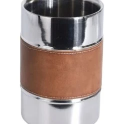 Wadiga Rafraîchisseur De Bouteille Double Paroi En Métal Chromé