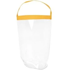 Maisons Du Monde Sac à Bouteille Réfrigérant En PEVA Transparent Et Jaune - Lot De 4
